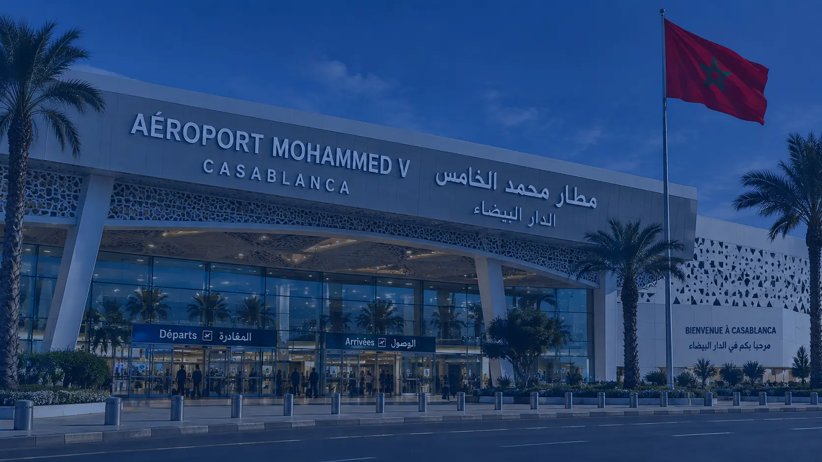 Véhicule de transfert privé pour les arrivées Mohammed V vers Casablanca