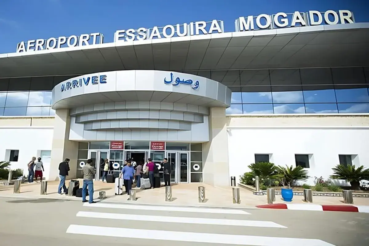 Private transfer vehicle on the Atlantic road toward Essaouira and the medina ramparts