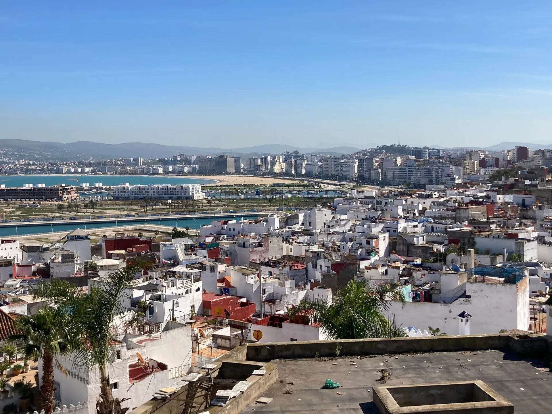 Tangier medina, Kasbah, and Strait of Gibraltar served by private Ibn Battouta Airport transfers