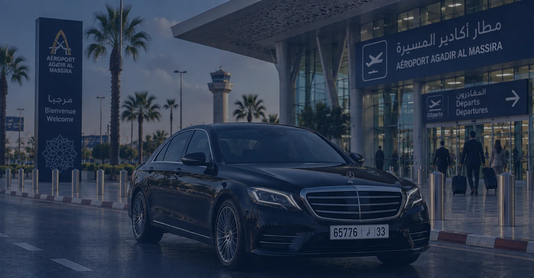 Berlina business para traslados ejecutivos de aeropuerto en Marruecos