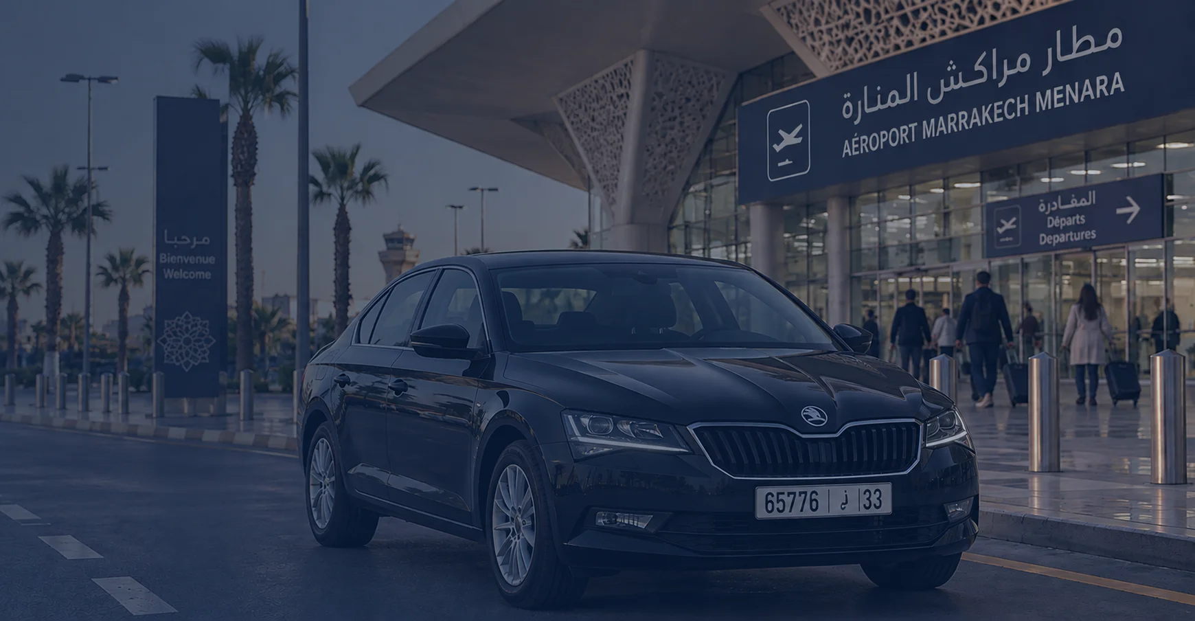 Berlina económica para traslados privados de aeropuerto en Marruecos
