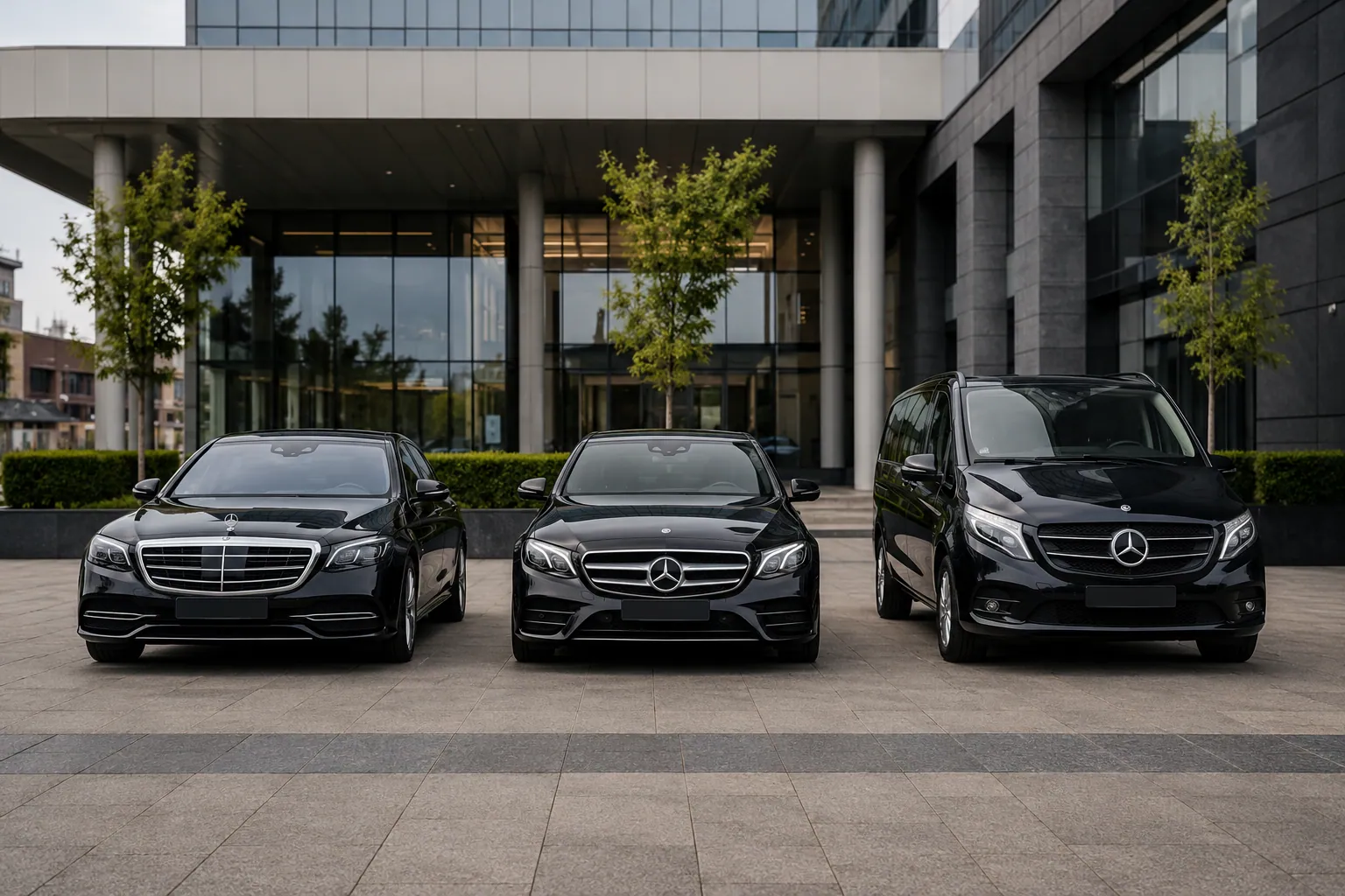 Executive private transfer vehicle for corporate travel in Morocco