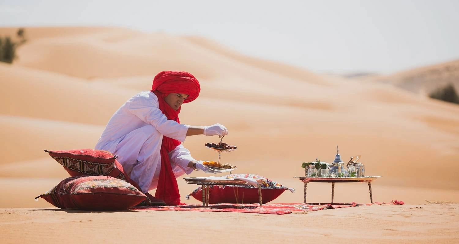 Garganta de palmeras y carretera de Immouzer con tours privados del Valle del Paraíso desde Agadir